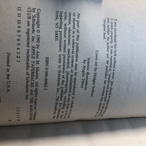 The Baby-Sitters Club Books Super Special #8 Babysitters at Shadow Lake 1992 - Picture 5 of 9